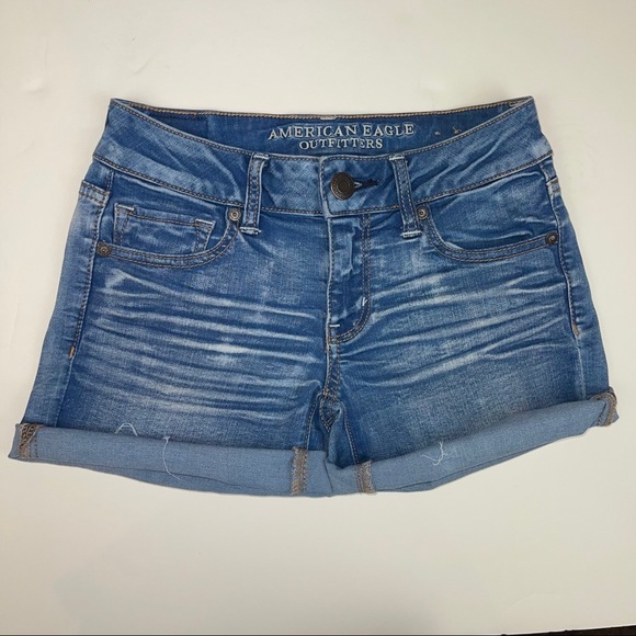 American Eagle Outfitter Midi Stretch Short 0 - Picture 3 of 15